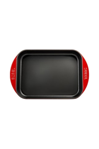 Sürel 23x31 Döküm Derin Tepsi Kırmızı