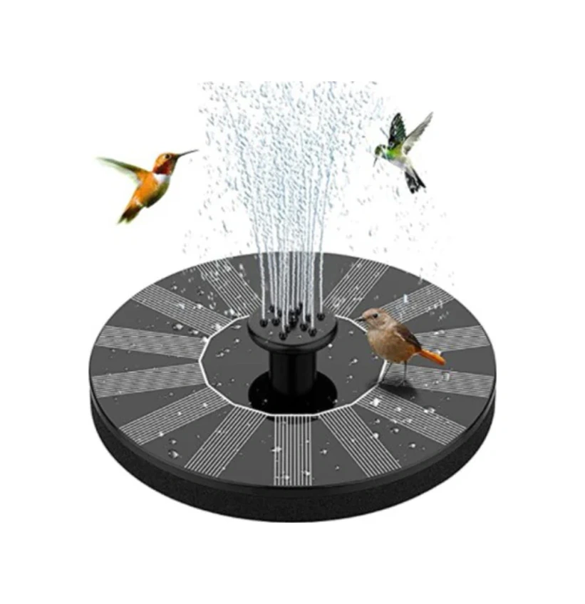 Yuntech01 Güneş Enerjili Su Pompa, Otomatik Çalışır, Kuş Havuzu Ve Küçük Havuzlar İçin, Elektriksiz Ve Pil Gereksiz, Kolay Kurulum