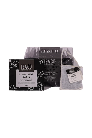 Tea Co. I Am Not Basic Bergamotlu Siyah Çay Müslin Torba 12 x 2 G