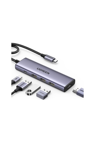 Type-c Usb Hdmı Thunderbolt 3.0 Dönüştürücü Hub Düşük Gecikme İle Stüdyo Kalitesinde Bağlantı