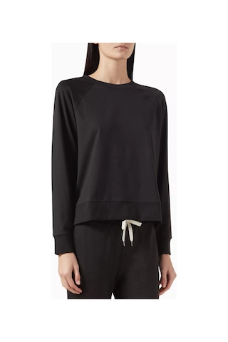 Vuori Dreamknit Halo Sweatshirt, Ultra Yumuşak & Çok Yönlü Konfor Siyah