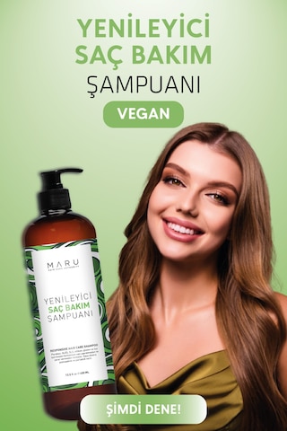 Maru Yıpranmış Saçlar Için Onarıcı Tuzsuz & Vegan Şampuan 400 Ml