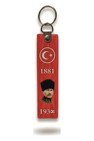 Tpu Çift Taraflı Anahtarlık Atatürk Çok Renkli