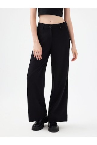 LOFT Straight Fit Kadın Pantolon Lf2040483 Q1.v1 Siyah