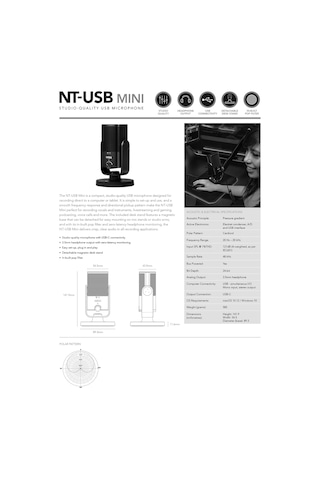 Rode Nt-Usb Mini Mikrofon