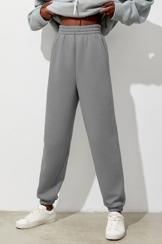 Madmext Kadın Boyalı Gri Comfort Fit Eşofman Altı Mg1353-boyalı Gri