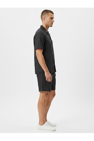 Only & Sons Onslaurence Lınen Blend Shorts Noos Erkek Mavi Şort - 22036246