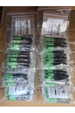 Fiber Optik Sc/apc Single Mode Fast Connector - 10 Adet Fiber Optik Sc/apc Single Mode Fast Connector - 10 Adet