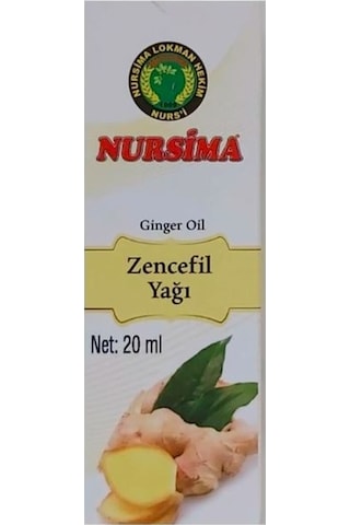 Nursima Zencefil Yağı 20 ML