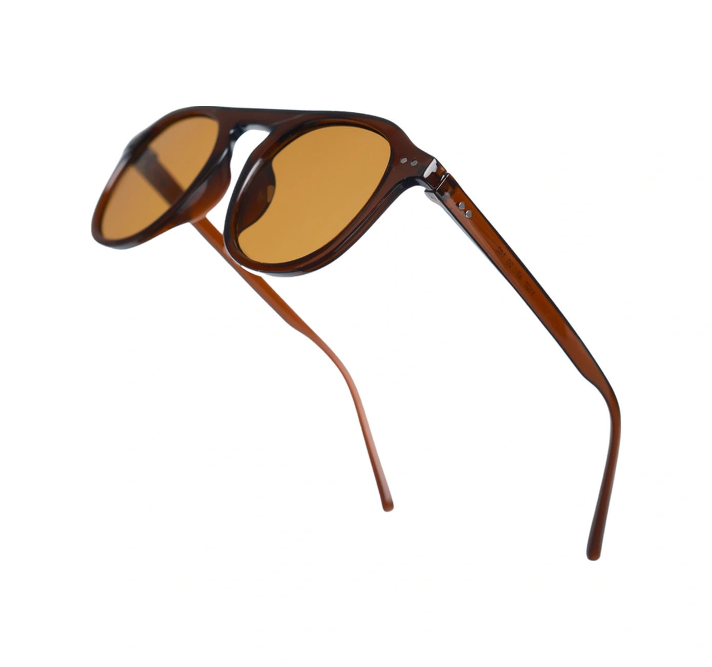 Royal Eyewear Re1107 Koyu Kahverengi Güneş Gözlüğü Siyah - Mavi