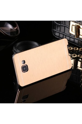 Samsung Uyumlu Galaxy Note Fe Motomo Metal Kılıf + Kırılmaz Cam Ekran K