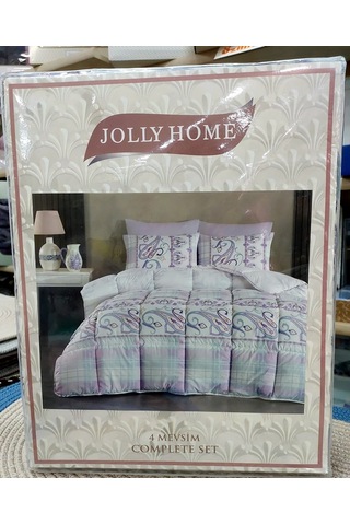 Jolly Home 4 Mevsim Tek Kiş Kapitoneli Nev Tk-melina Lila Mint