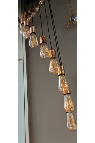 Sarkıt 15li Retro Avize Gold