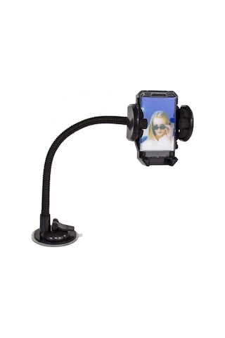 Carub Vantuzlu Vakumlu 35 CM Oynar Spiral Uç Üniversal Araç İçi Telefon Tutacağı