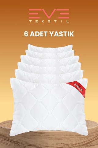 Eve Tekstil - 6 adet Diamond Plus Kapitone Yastık