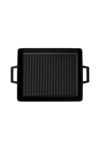 Lava Döküm Izgara Tava Metal Kulplu 26 x 32 CM