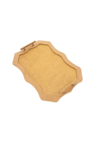 Na Neşeli Ahşap Sunum Tepsisi Dikdörtgen Desenli Ahşap Kulplu Tepsi Büyük Boy.ham Ahşap Boyama, Ahşap Boyası Boyanabilir Ham Ahşap