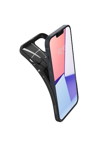Spigen Apple Uyumlu iPhone 14 Plus İle Kılıf Liquid Air Matte Black