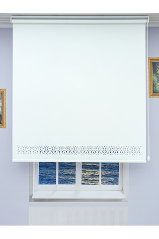 Lazer Stor Perde - İthal Mat Kalın Stor Beyaz