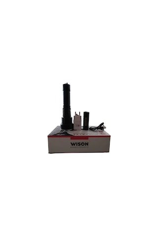 Go İthalat 30 Watt 3000 Lümen Uzun Menzilli Fener Ws-7878 Gri - Siyah