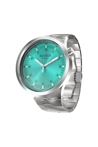 Swatch Sb07s100g Big Bold Irony Aqua Shimmer Erkek Kol Saati