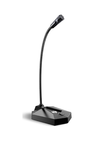 Springsun Mikrofon Sada Mk01 3.5mm Masa Mikrofonu Tak Ve Çalıştır Profesyonel 360 Derece Çok Yönlü Mikrofon