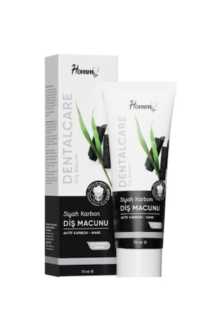 Homm Life Bitkisel Aktif Karbonlu Diş Macunu 75 ML