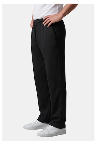 Deep Sea Deepsea Siyah Baggy Style Likralı Lastikli İpli Erkek Spor Pantolon 2600262