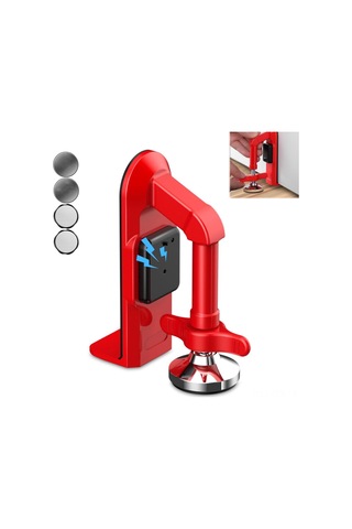 Fosenze "taşınabilir Alarmlı Kapı Durdurucu - Seyahat Ve Ev Güvenliği İçin Dayanıklı Metal Kilit"