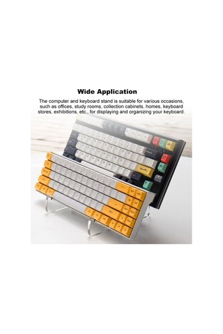 Dancemonkey Çift Katlı Mekanik Klavye Standı - Güçlü Akrilik Çerçeve Stand