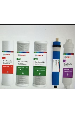 Bosch Uyumlu Profilo Su Arıtma 12 Aylık Bakım Filitre Seti Wu11a2-wu01a-wu01a-su01a2-wu11a- 1