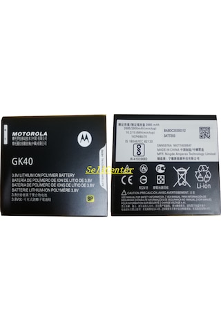 Lenovo Motorola Moto E4 Xt1762 Batarya Pil