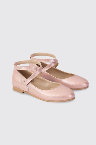 Panço Kız Çocuk Pembe Babet 2612gk10019