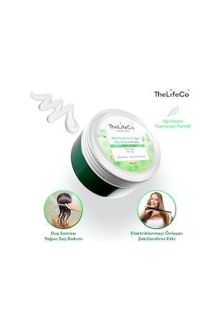 Thelifeco Hairfood Değerli Yağlar Serisi Durulanmayan Doğal Saç Bakım Kremi 200 ML