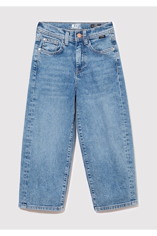 Çocuk Mavi - Azra 90lar Indigo Mavisi Jean Pantolon 7010510-88228 Mavi