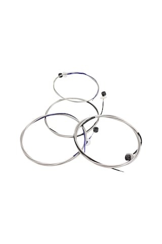 Ruicoo Keman Büyük Bas Teli Seti - Çelik Çekirdekli Nikel-krom Sarılmış 4 Lü Akustik Ses Kalitesi Teller