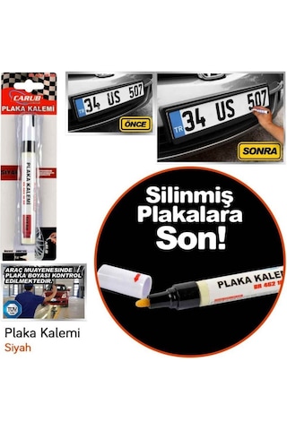 Plaka Boyama Kalemi Carub Siyah