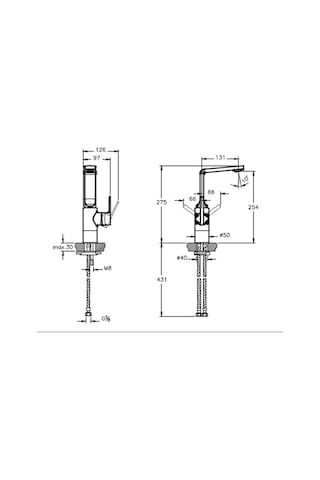 VitrA Suit L A4246826 Lavabo Bataryası