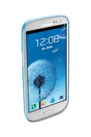 Cellular Line Galaxy S3 İle Uyumlu 035 Silikon Kılıf Mavi 035galaxys3b Out