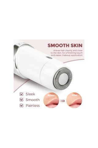 Ahr01 Yüz Temizleme Epilasyon Aleti Mini Tüy Kaş Bıyık Yüz Kulak Kılı Alma Cihazı