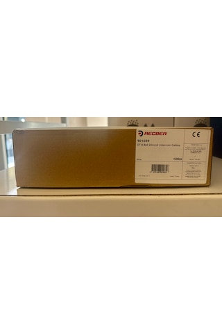 Reçber Dt 8 Diafon Kablo 100 Metre Beyaz 8x0,22 Mm2