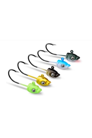 Hokkaido 5 Adet,5 Farklı Renk,her Renkten 1'er Adet, 3,5 Gram Jig