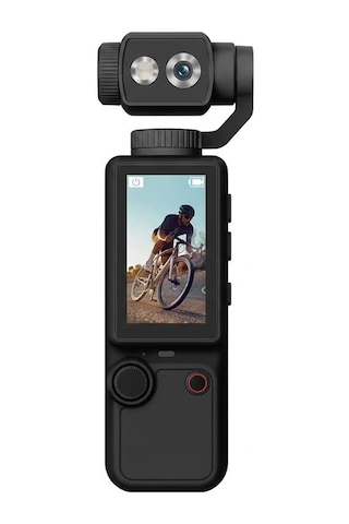 Q8 4k Ultra Hd Taşınabilir Vlog Spor Ve Aksiyon Kamerası 2.0" Döndürülebilir Ips Ekran Siyah Diğer