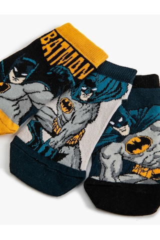 Koton 3'lü Batman Baskılı Çorap Seti Lisanslı Lacivert 5wkb80004aa Lacivert