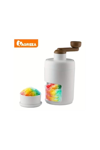 Willowhaven Agreea El Tipi Buz Kıyma Makinesi Beyaz Dondurma Slush Bingsu Yapma Makinası