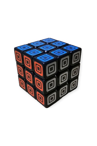 Profesyonel 3x3 Hızlı Zeka Küpü - Özel Dokulu Siyah Speed Cube - Akıl Ve Mantık Oyunu