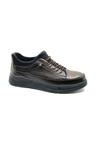 Dropland 9028 Hakiki Deri Erkek Casual Ayakkabı Kahverengi