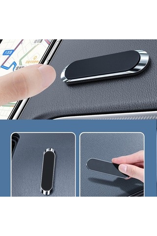 Voguecode 2 Adet Araç Için Telefon Tutucu - Gümüş Rengi Gümüş Torpido Üstü Yok Evet Gxcz1j