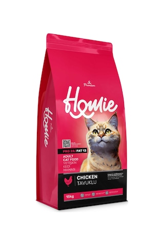 Homie Premium Tavuklu Yetişkin Kedi Maması 15 KG