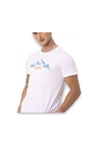 Merrell Taurus M Kısa Kollu Beyaz Erkek T-Shirt Beyaz